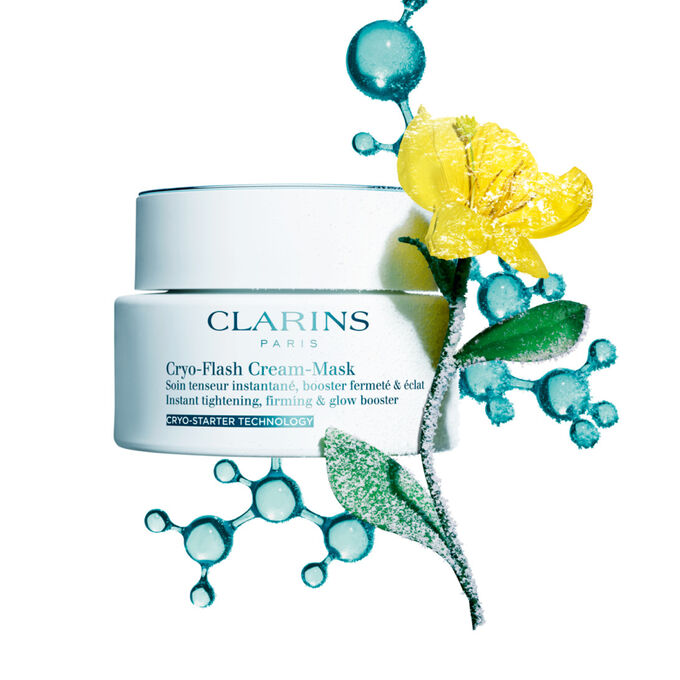 Cryo-Flash Mask pakkebilde med ingredienser