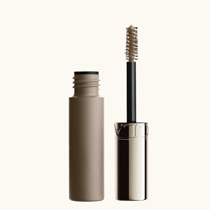 Packshot av Clarins Ash Blond Brow Gel, farget for &aring; perfekt matche naturlig blonde bryn for en definert, velpleid og naturlig finish.