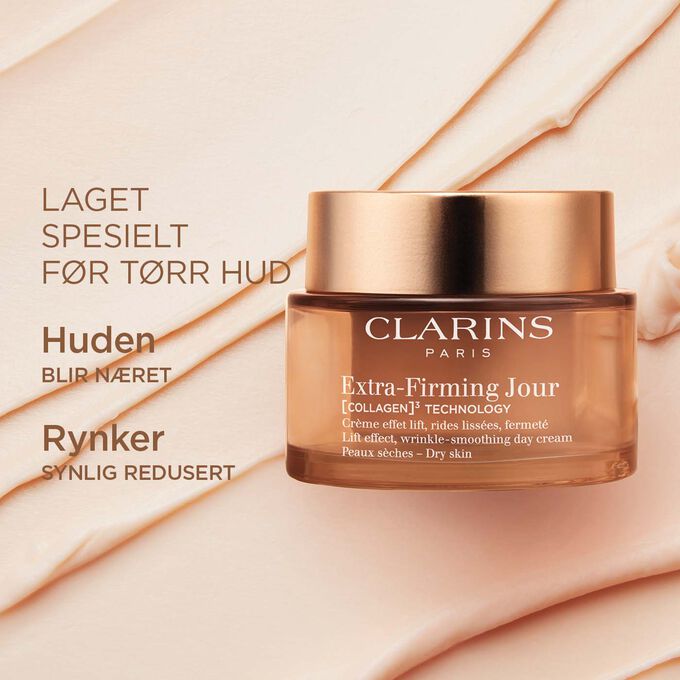 Packshot of the Extra Firming Day Cream for dry skin  to illustrate its visible wrinkle-reducing and highly nourishing effects
