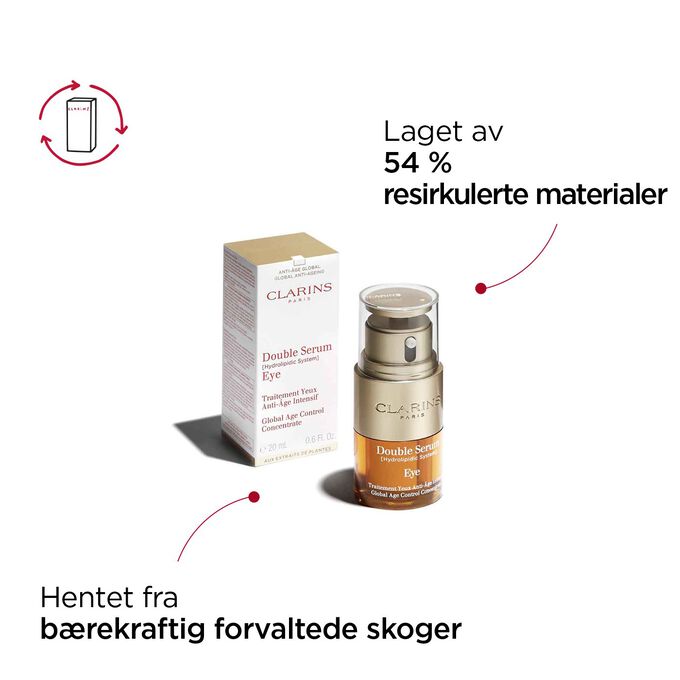 Double Serum Eye-pakke fra bærekraftig forvaltede skoger