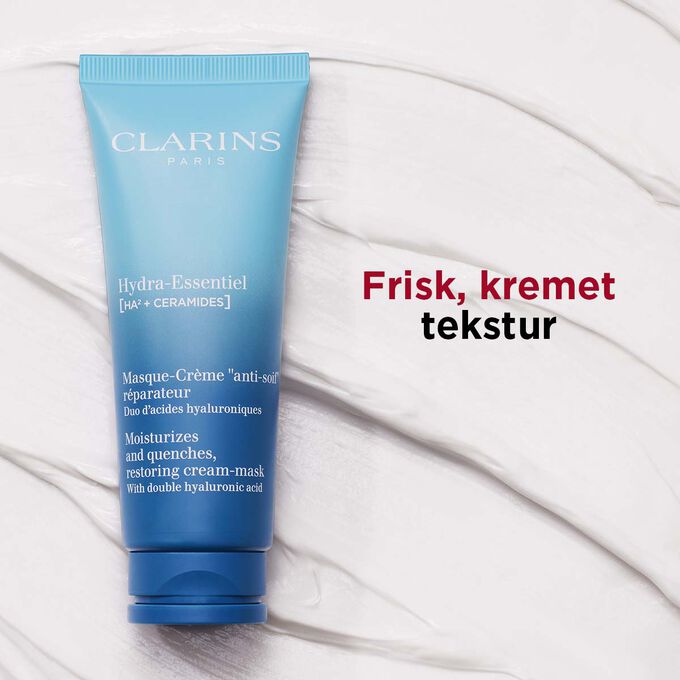 Hydra Essentiel Mask med frisk og kremet tekstur.