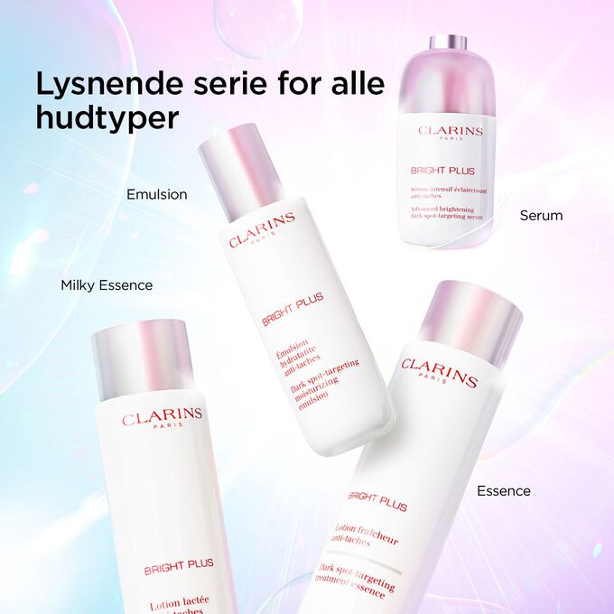 Lysnende serie med Emulsion Serum Mily Essence og Essence