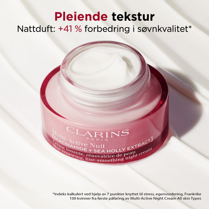 Multi-Active Night Cream Dry, kremet tekstur