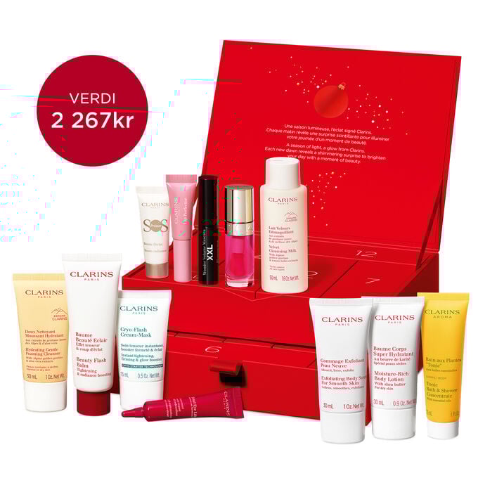 Clarins 12 Day Advent Calendar Clarins 12 Day Advent Calendar