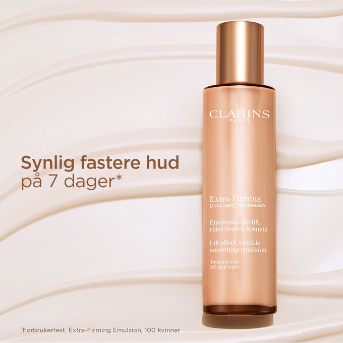 Packshot of the Extra Firming emulsion to illustrate the visible skin firming effect.