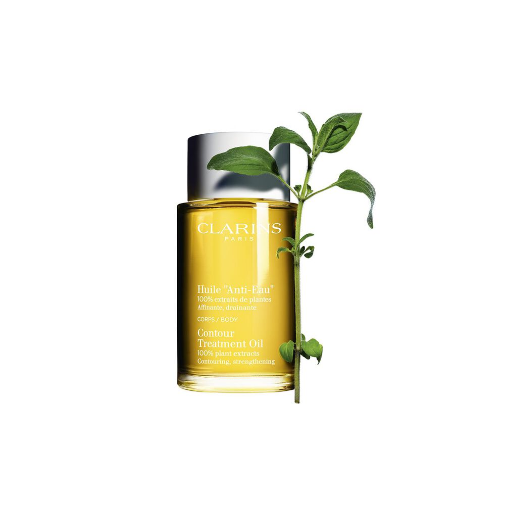 Contour Body Treatment Oil pakkebilde med ingredienser