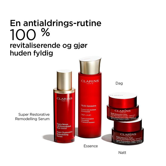 Super-Restorative antialdringsrutine med Remodelling Serum, Essence, dag- og natt-kremer