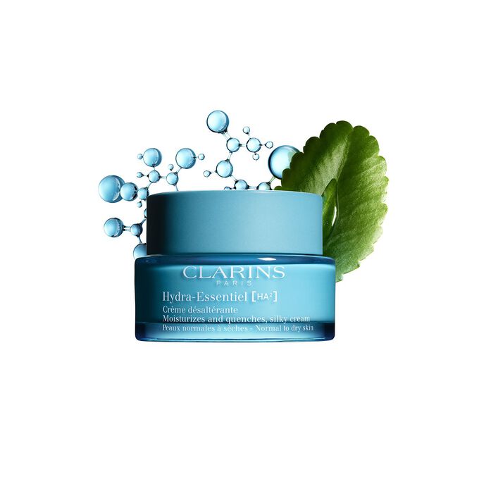 Hydra Essentiel Day Cream pakkebilde med ingredienser