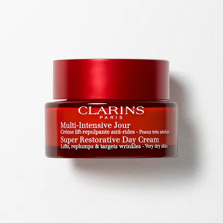 Produktbilde av Super Restorative Day Cream All Skin Types. En krem som bidrar til å gjenoppbygge huden og synlig forbedre fastheten.
