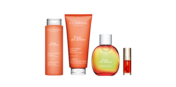 An animation of Clarins Aroma products