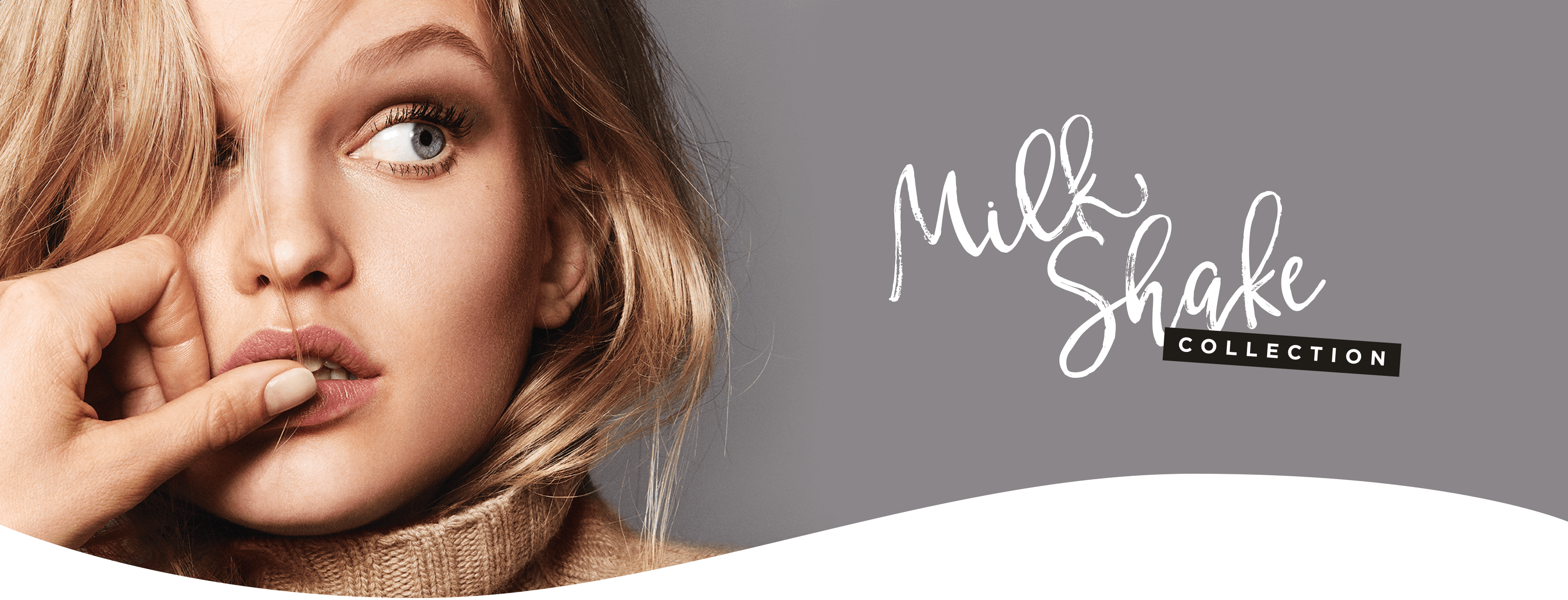 Modell og logo for Milkshake Collection