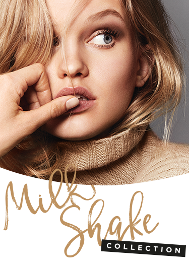 Modell og logo for Milkshake Collection