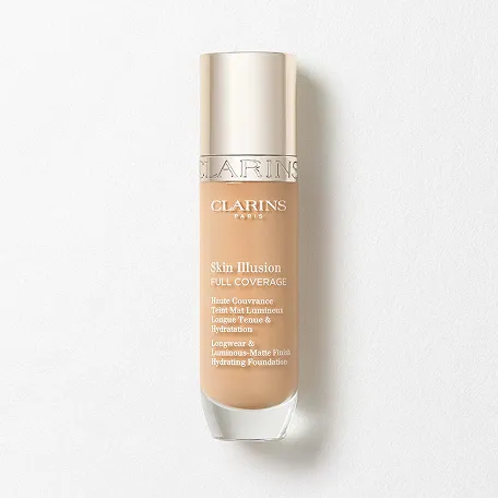 Produktbilde av Skin Illusion Full Coverage. En foundation som gir full dekning, glød og en matt finish.
