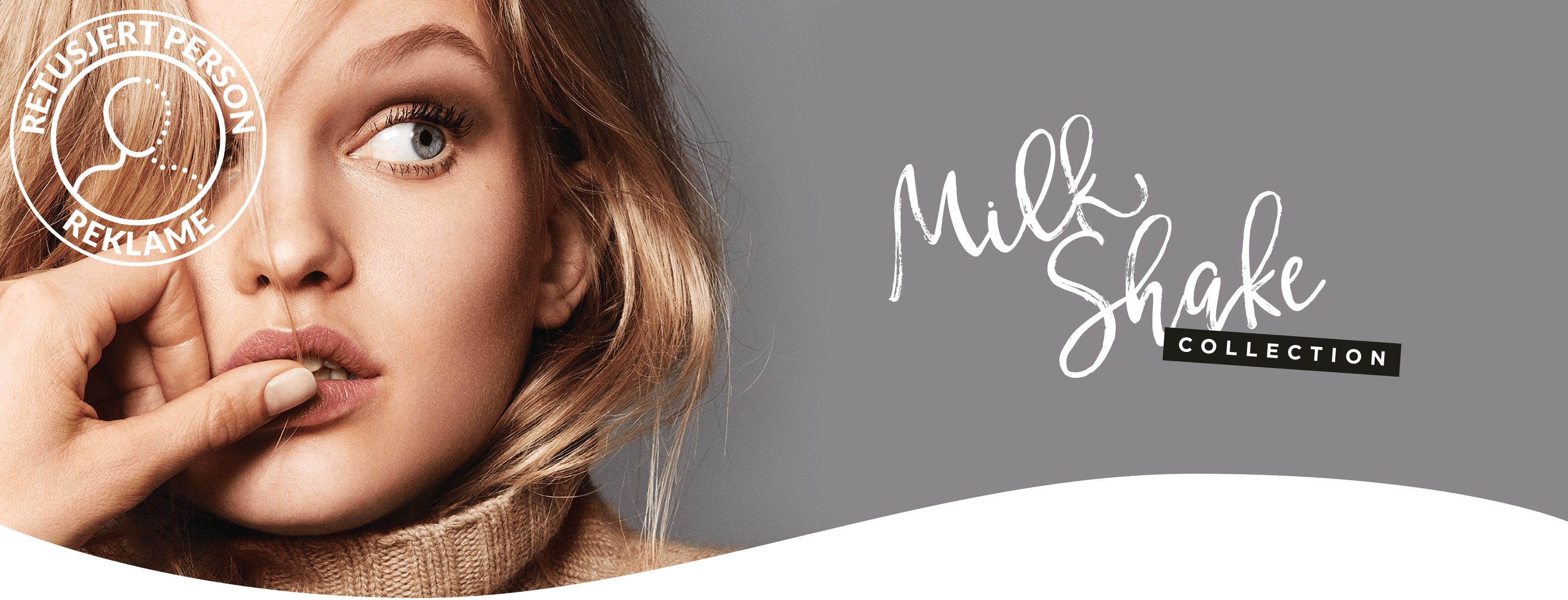 Modell og logo for Milkshake Collection