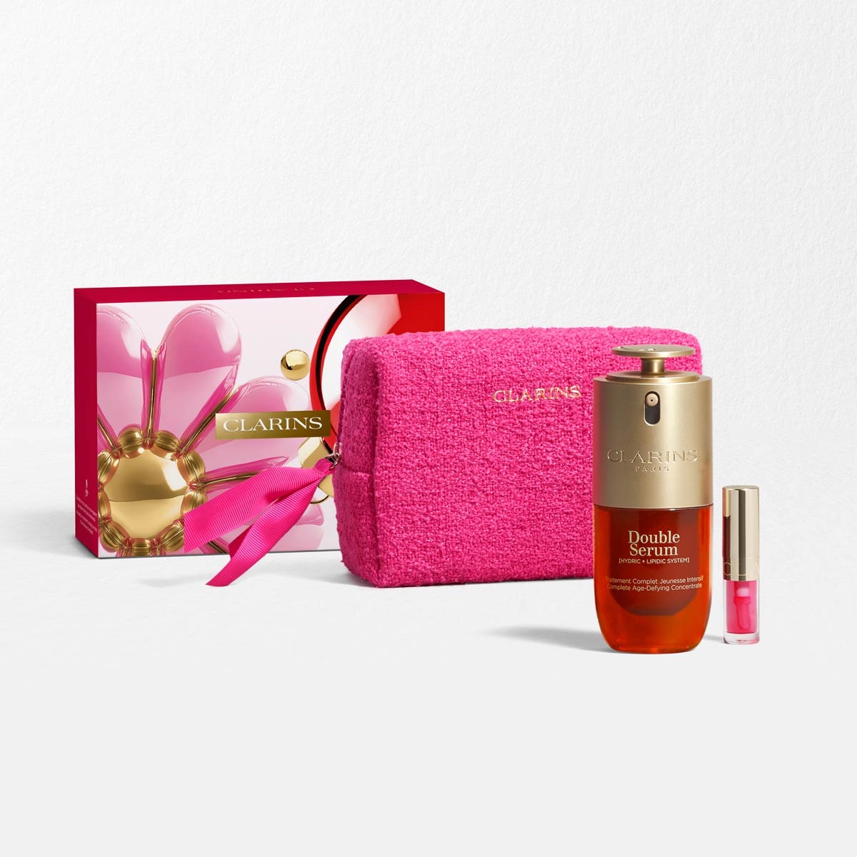 Age-control hudpleiesett &ndash; Clarins Double Serum &amp; Lip Comfort Oil