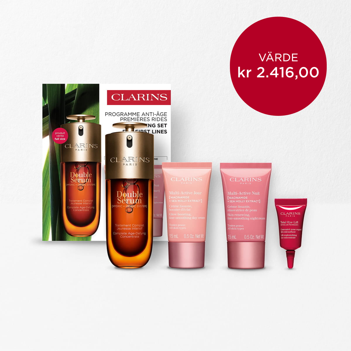 Double Serum &amp; Multi-Active Set for Younger Skin